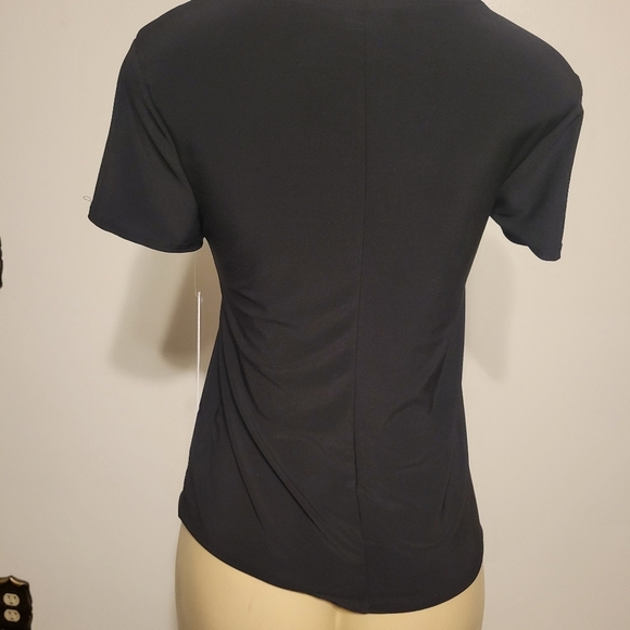 Nichole Miller Black Women's Top Party Causal Night Out - Picture 3 of 5